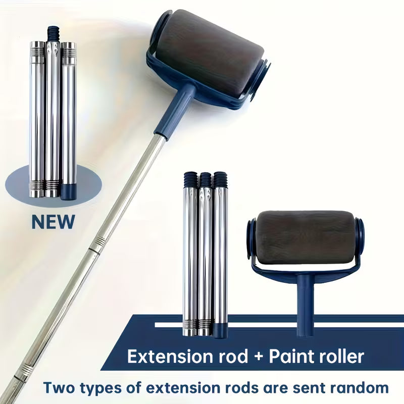 2pcs Large Self-Feeding Paint Roller Set with Extension Pole